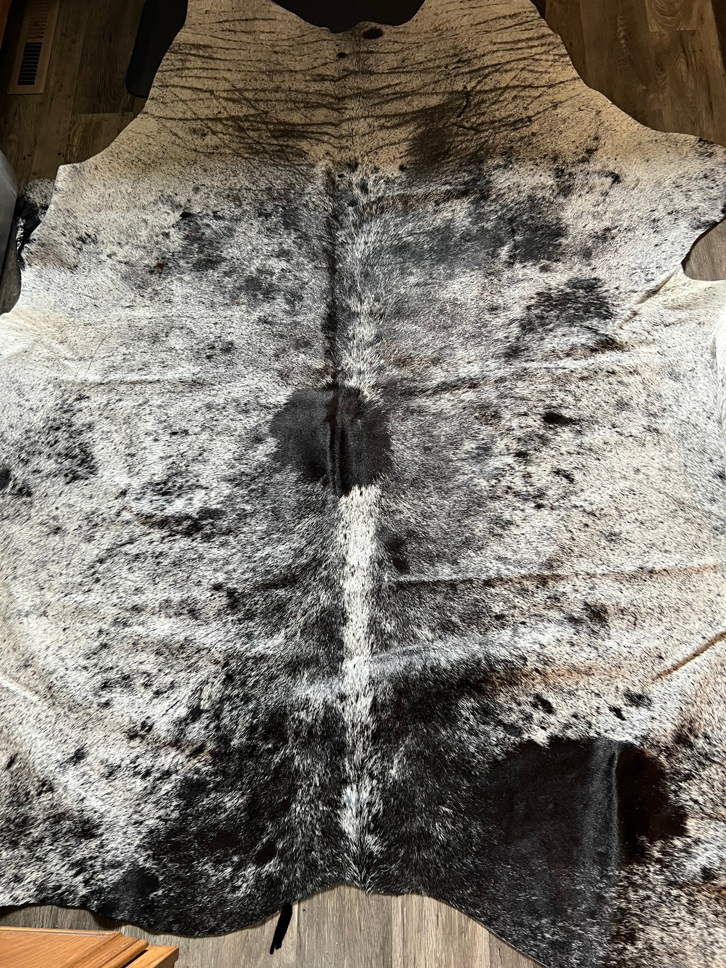 Black and White 8ft+ Cowhide