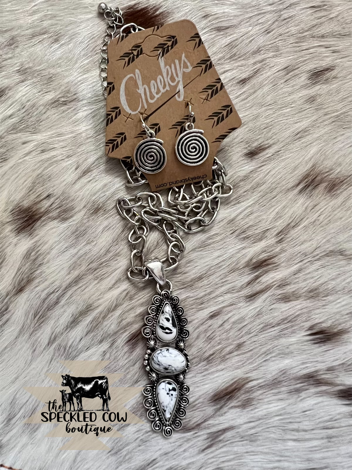 Amora White Buffalo Necklace