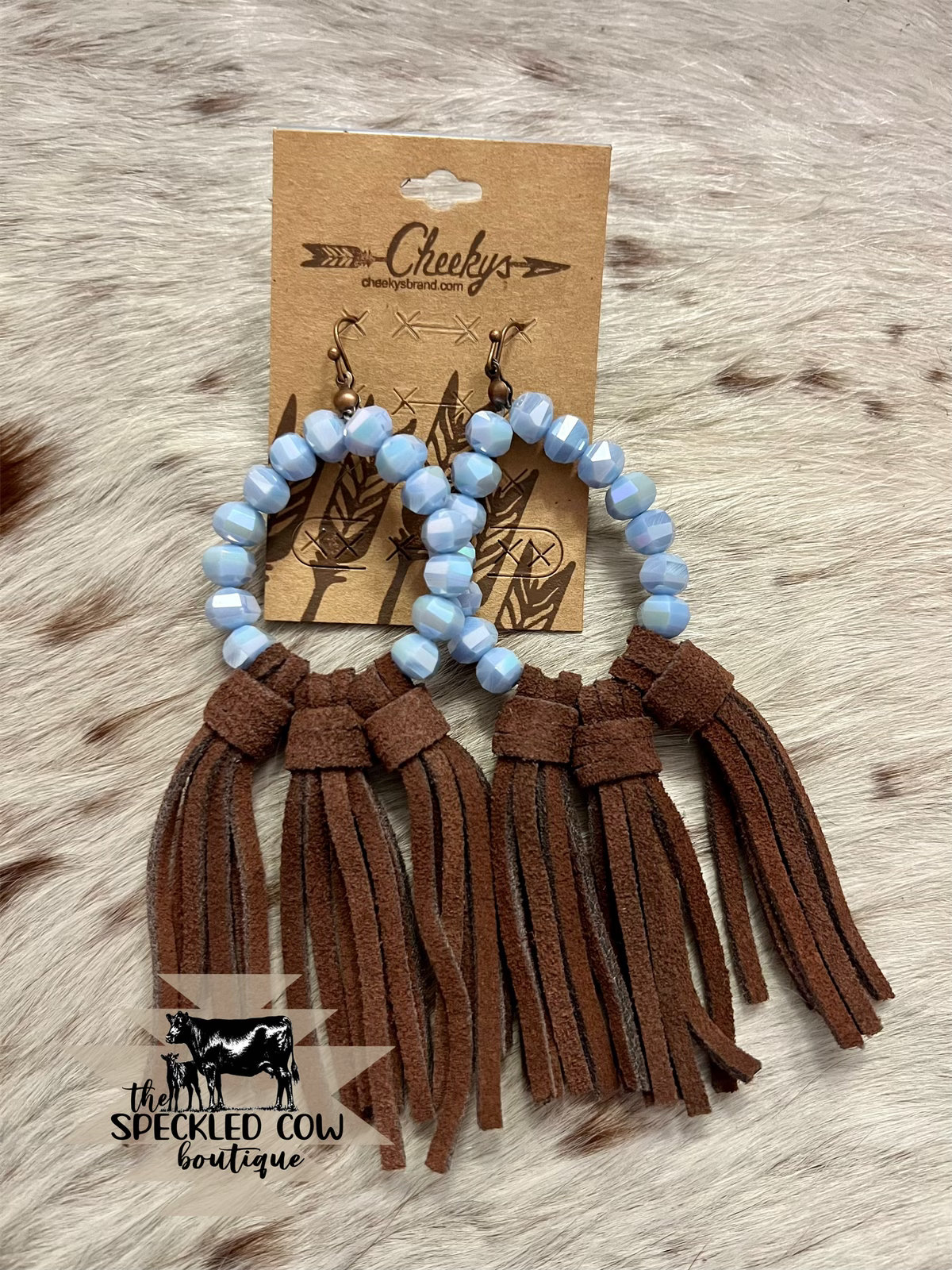 Willa Periwinkle Tassel Earrings