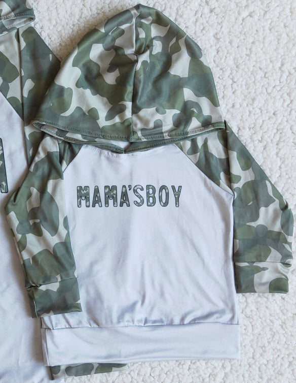 Mamas Boy Camo Hoodie