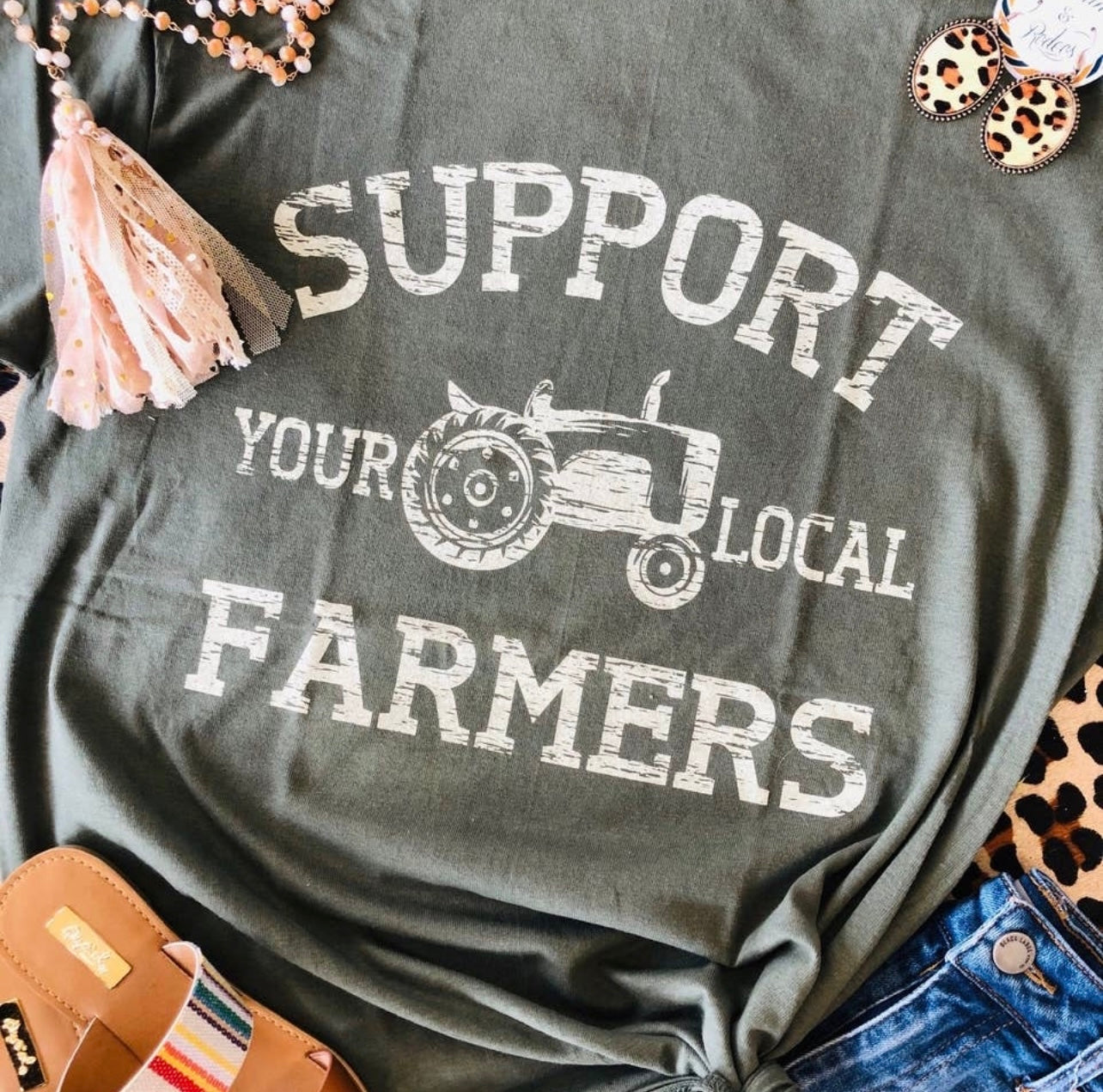 Support Your Local Farmers Tee