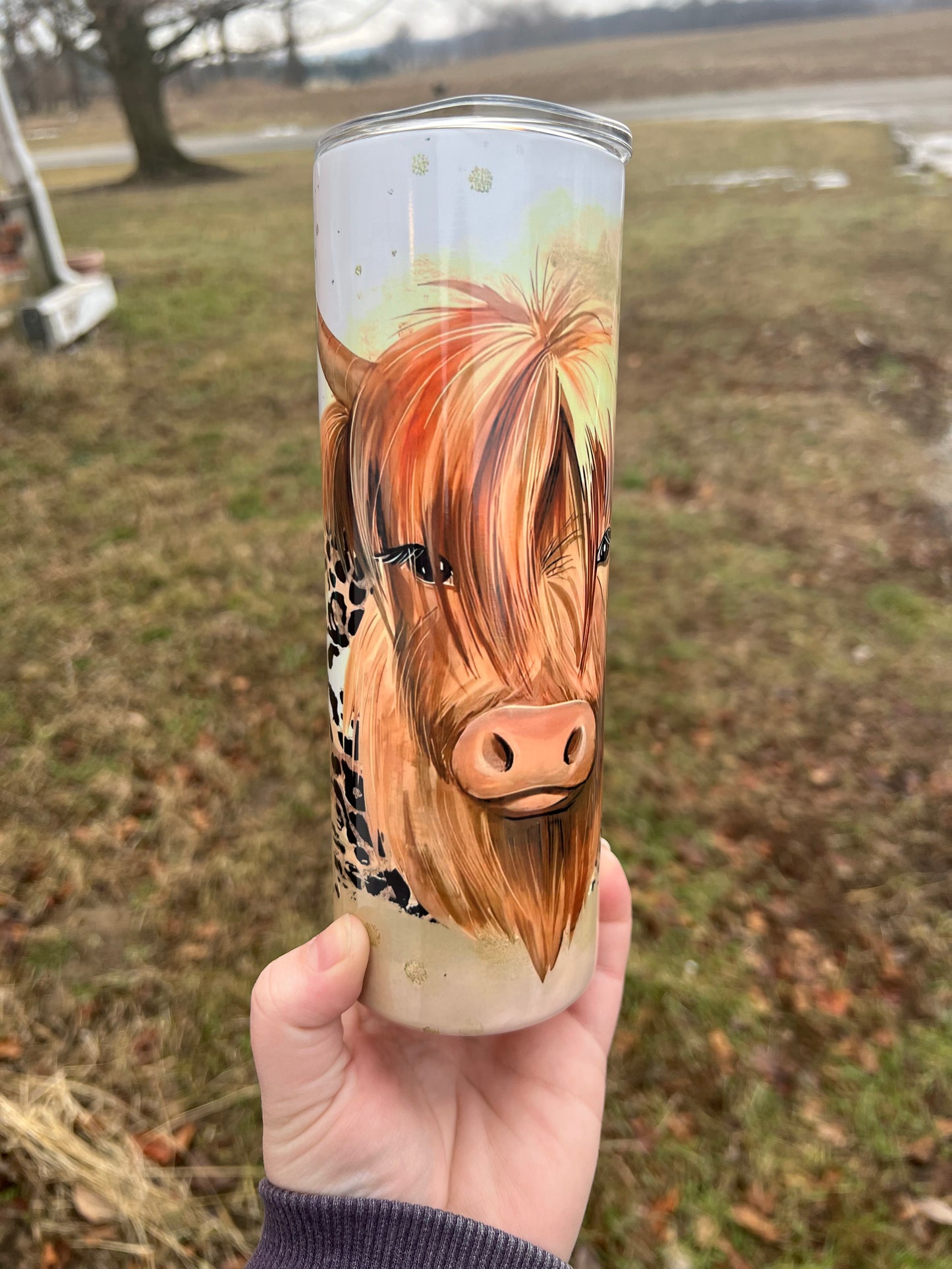 Highland Cow Tumbler