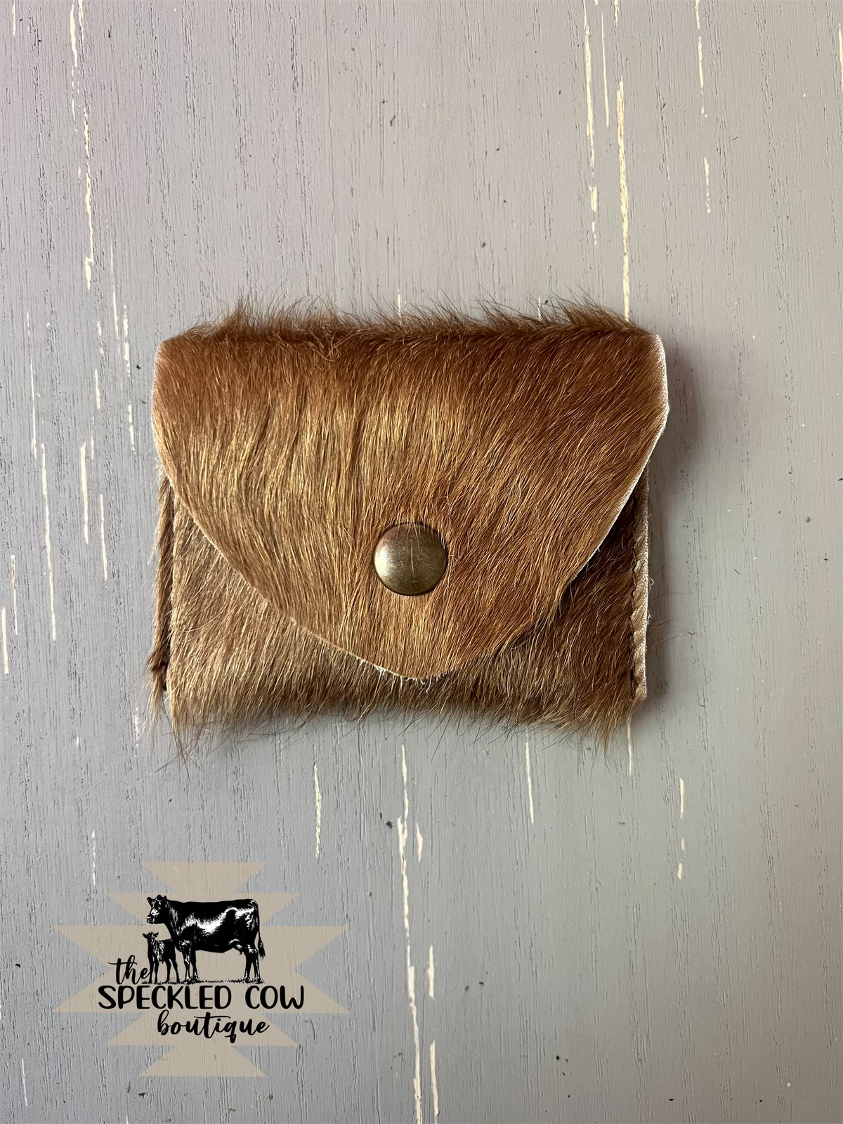 Fuzzy Hair on Hide Card Holder