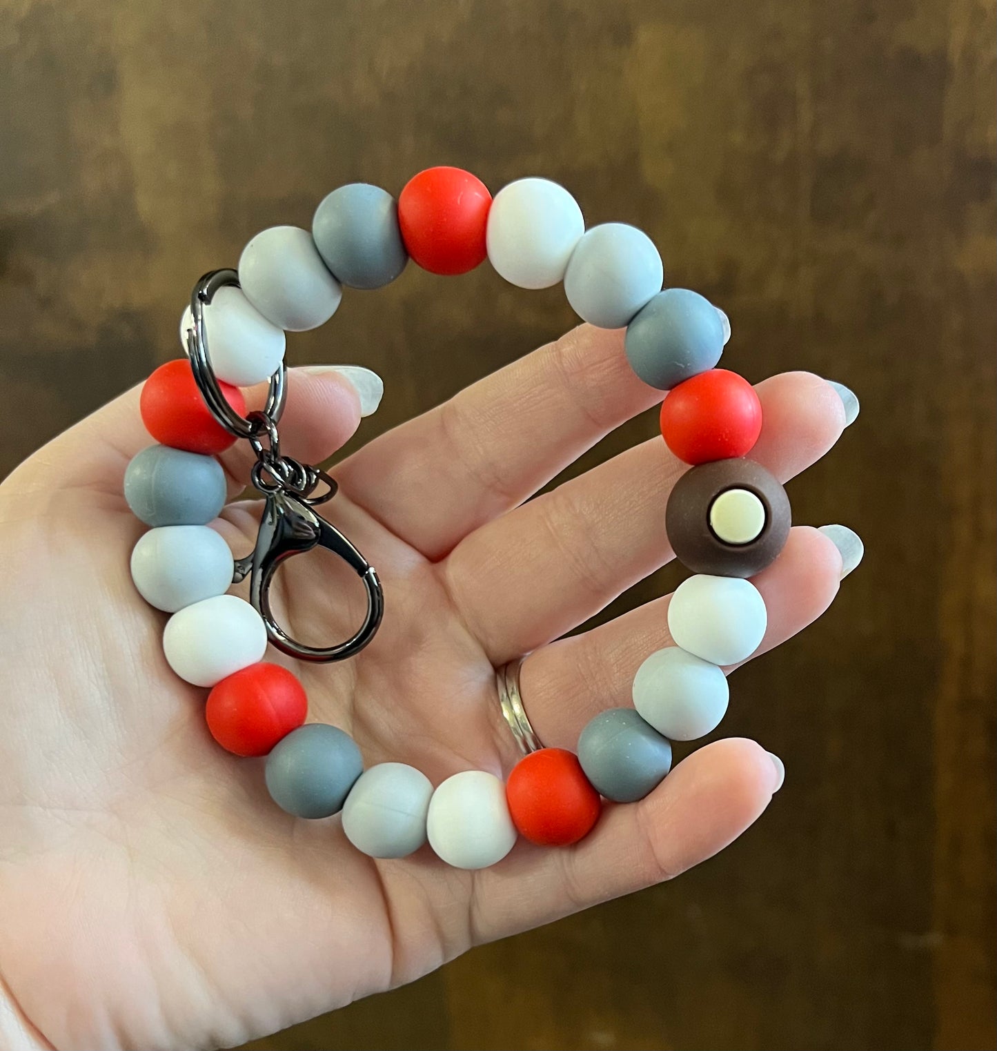 OSU Buckeye Key Bangle