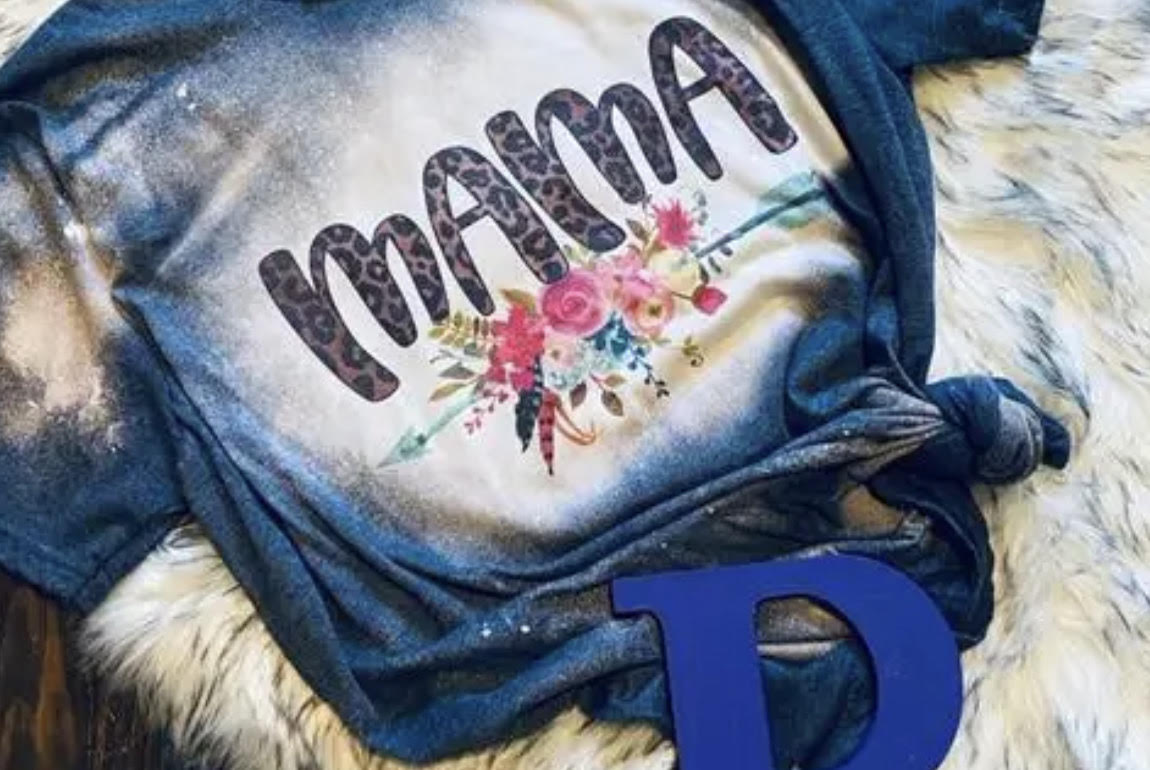 Leopard Mama Bleached Tee